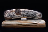 EAGLE BEAR SCRIMSHAW